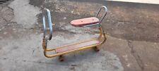 Rare Skateboard Rollet Assis Epoque Voiture A Pedales 1970