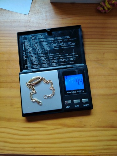 Bracelet gourmette 18 - bracelet, or