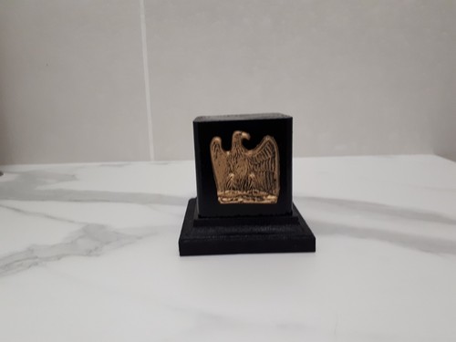 Socle bois noir satiné - socle, en