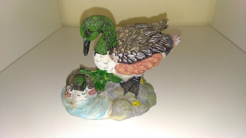 Figurine bibelot canard col - figurine,