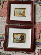 2 Tableaux Miniatures d'art