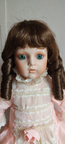 Poupée porcelaine franklin - porcelaine,