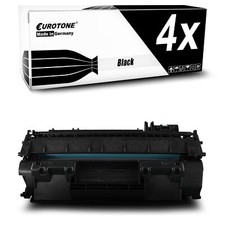 4X Eurotone Toner Pour HP LaserJet P-2057-X P-2054-X P-2055-DN P-2055-D