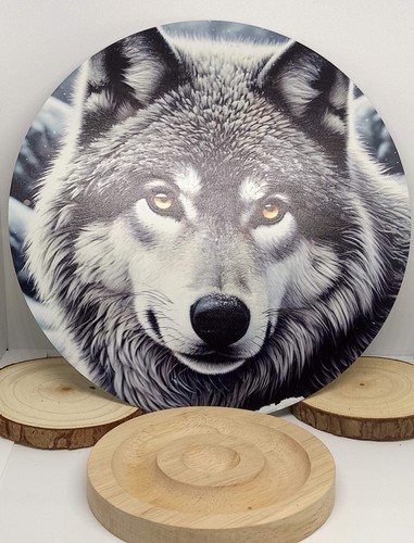 Cadre loup 20cm - cadre,
