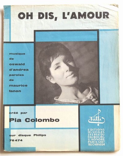 Partition vintage sheet - , music