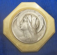 circa 1940 cradle medal THE HOLY VIRGIN