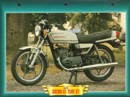 Fiche moto suzuki 250 - :, gt