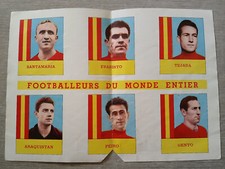 1964 Spain French Issue Pepito Comics Uncut cards Gento Santamaria wc Pépito