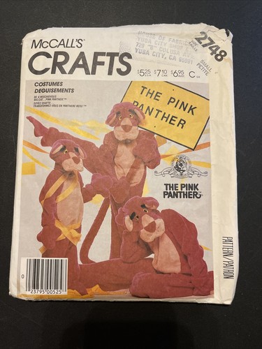 Mccalls pattern pink - pattern, panther