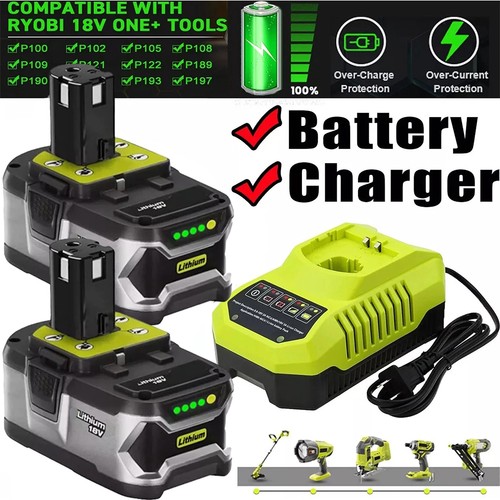 18v batterie pour ryobi - 18v,