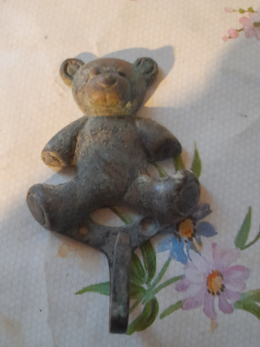 Teddy bear crochet porte - teddy,