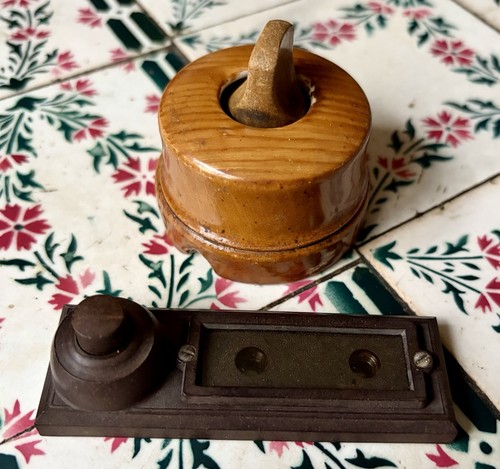 Interrupteur porcelaine - un, en