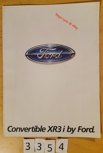 Ford escort xr3i convertible - xr3i, convertible/