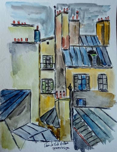 Paris les toits - paris,