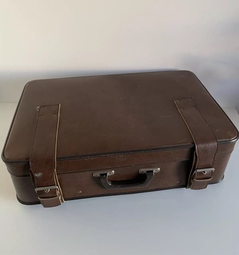 Valise ancienne cuir - en,