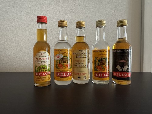 Lot mignonettes rhum - rhum, dillon
