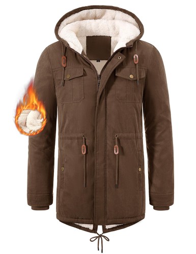 Manteau homme hiver fourrure - homme,