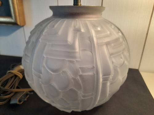 Lampe boule style art déco - boule,
