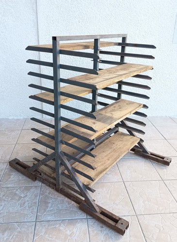 Etagère industrielle meuble - etagère,