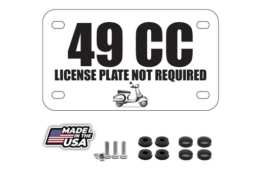 Scooter tag license plate - tag,