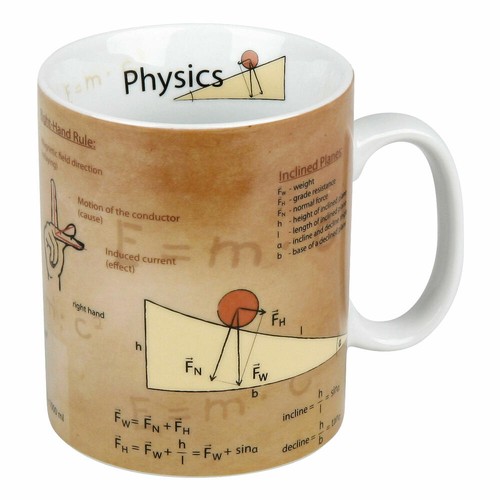 Könitz physics knowledge mug - physics,