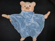 doudou plat ours bleu tout doux BUKOWSKI