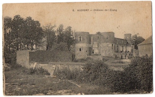 Fr02 audigny chateau etang - etang, peu