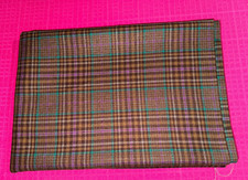 Tissu vintage tartan pure