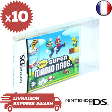 10 Boitiers de Protection Crystal box Jeux Nintendo DS 0,3mm Neufs