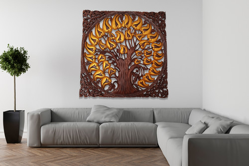 Bois tableau bodhi - tableau,