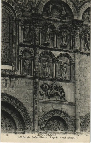 Cpa angouleme cathedrale - cpa, angouleme-