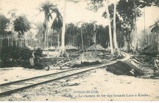 AFRIQUE CONGO BELGE  chemin de