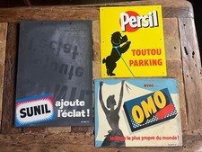 Plaques tôles publicitaires