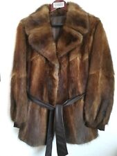 Veste en fourrure de rat musqué (rat d'Amérique) très bon état
