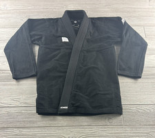 KINGZ Kimonos Basics Jiu Jitsu Youth Gi Size F2 Judo Black MMA Top Only
