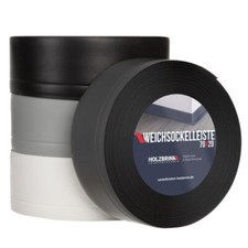 Plinthe PVC Auto-Adhésif Weichsockelleiste Knickleiste Knickwinkel 70x20mm