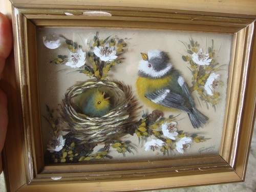 Ancien tableau signé - , peint