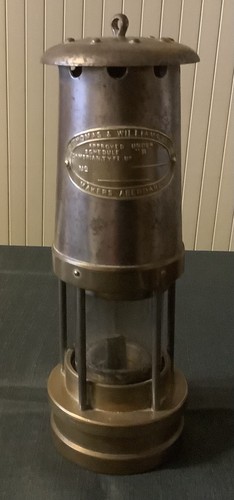 Ancienne lampe mineur - ancienne, de