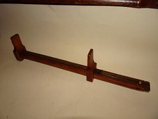 Règle,pied a coulisse de cordonnier en bois.XIX°.Art populaire.Bottier,chausseur