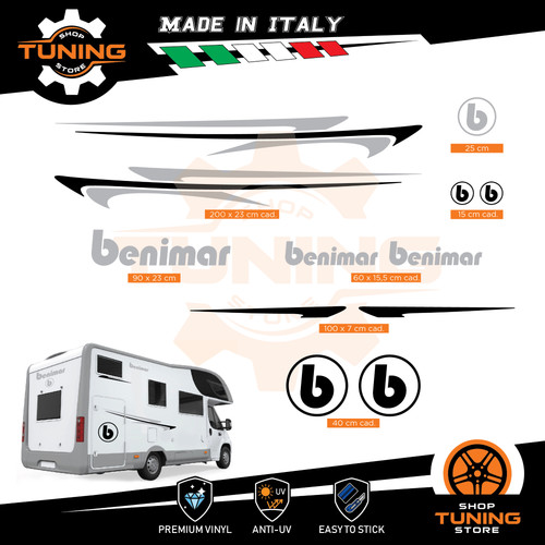 Autocollants camper kit - autocollants,