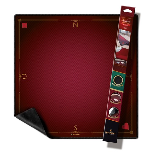 Tapis jeu cartes - tapis, de