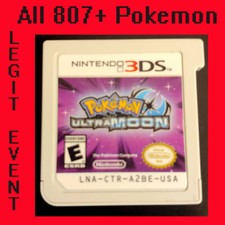 Pokemon Ultra Moon Loaded with all 807 Shiny  & 100+ Legit Events - Unlocked