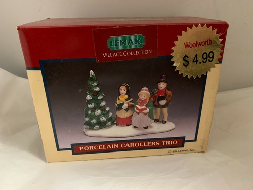 Lemax 1994 porcelain carollers - porcelain,