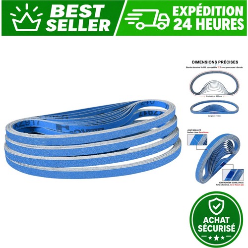 Bandes abrasives 9x533 lot - bandes,