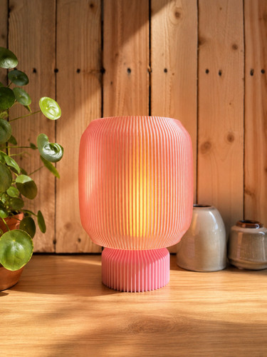 Lampe rose chevet - rose,,