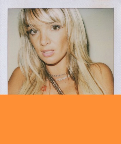 Vintage polaroid blonde photo - blonde,