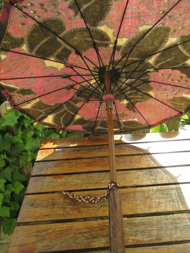 Ombrelle coton imprimé - , violet
