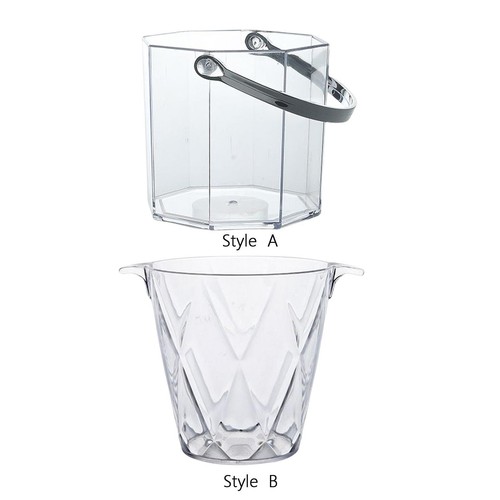 Seau glace transparent - seau, à