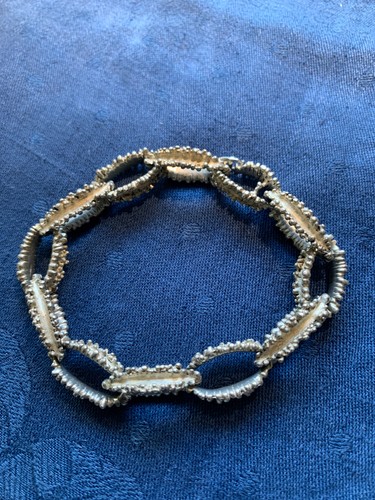 Bracelet argent massif vintage