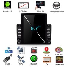9.7''1+16G 1DIN Android 9.1 Touch Screen FM GPS WIFI Car Stereo Radio MP5 Player